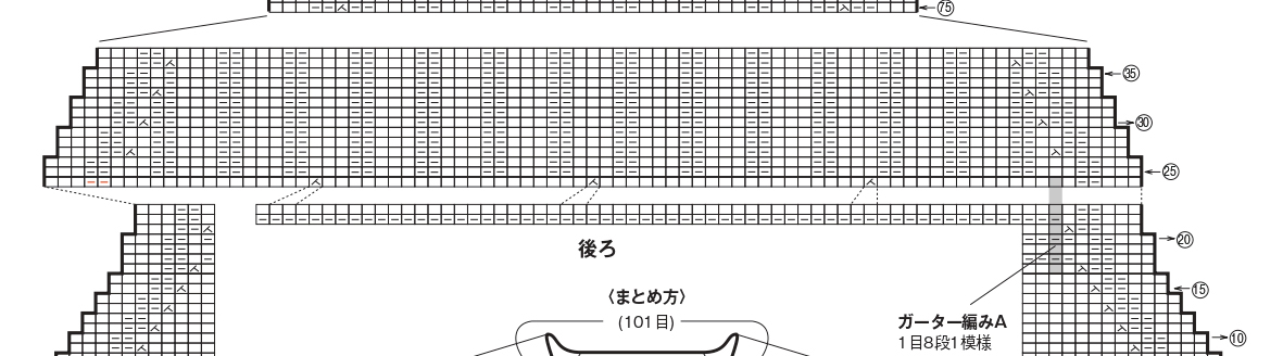 P.118-119　透かし編みカーディガン（作品写真P.20-21）