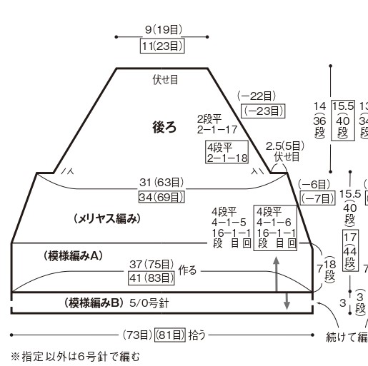 P.68　透かし編みカーディガン（写真P10-11）