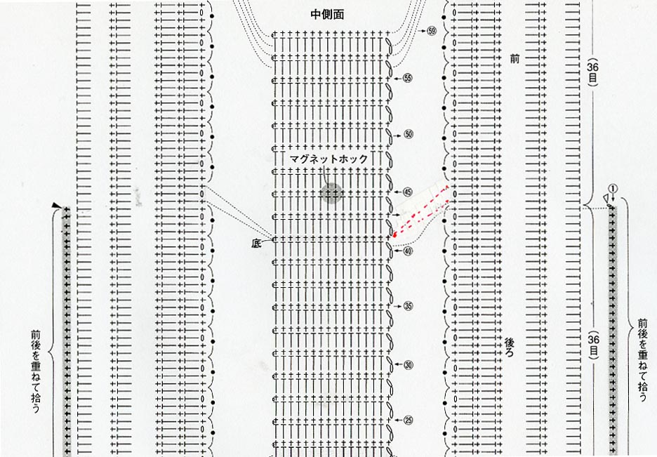 P.51(作品P.14)　リボンのバッグ