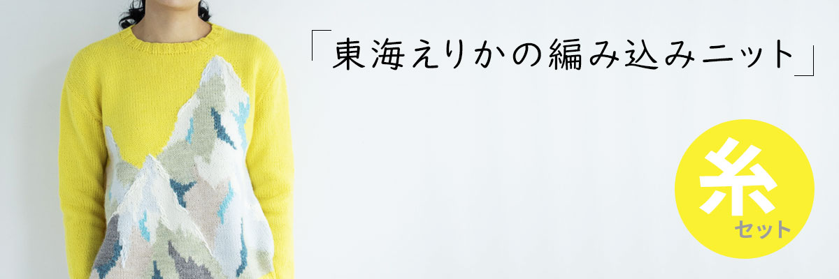 『東海えりかの編み込みニット』糸セット
