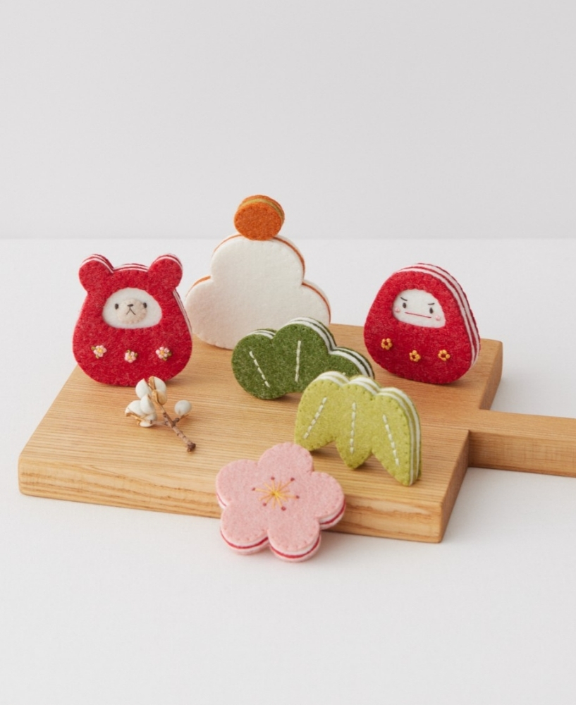 季節を楽しむ かわいいフェルトのマスコット