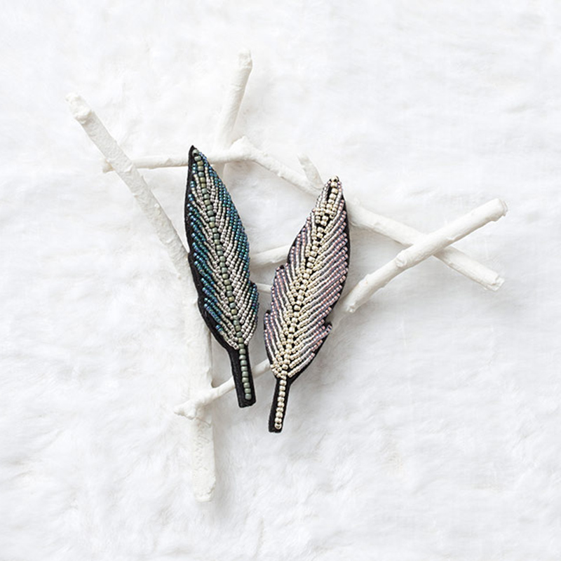 下島優子さんのビーズ刺繍アクセサリーキット