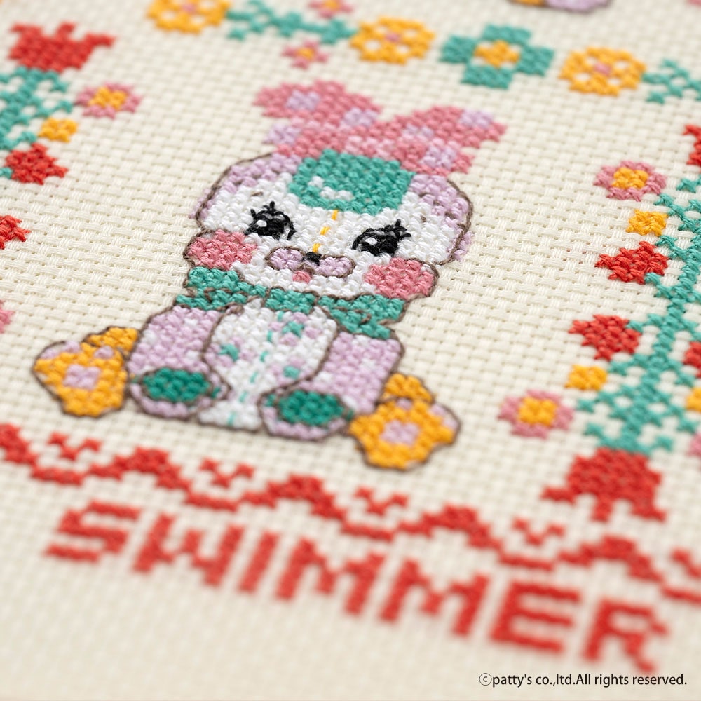 SWIMMERクロスステッチキット nostalgic cutie