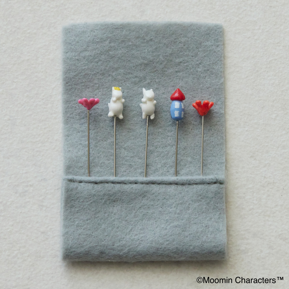 ムーミン ミニチュアまち針&針山〈ムーミン谷の春〉