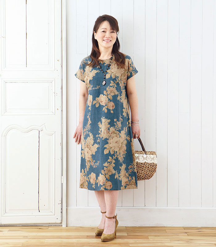 レシピ フレンチスリーブワンピースとチュニック(11号)A4