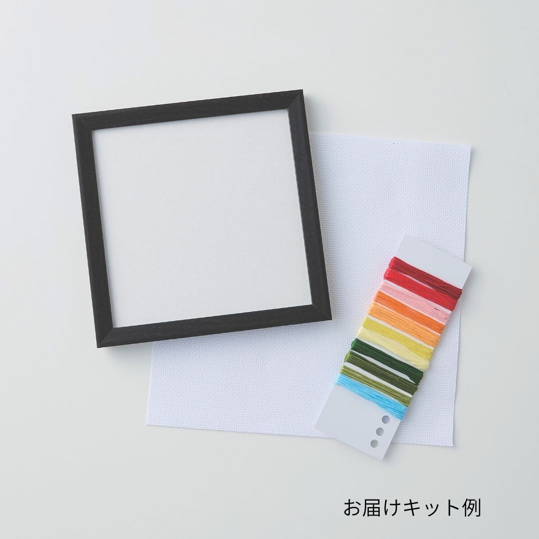 彩葉 季節を彩るクロスステッチ リスとキノコ