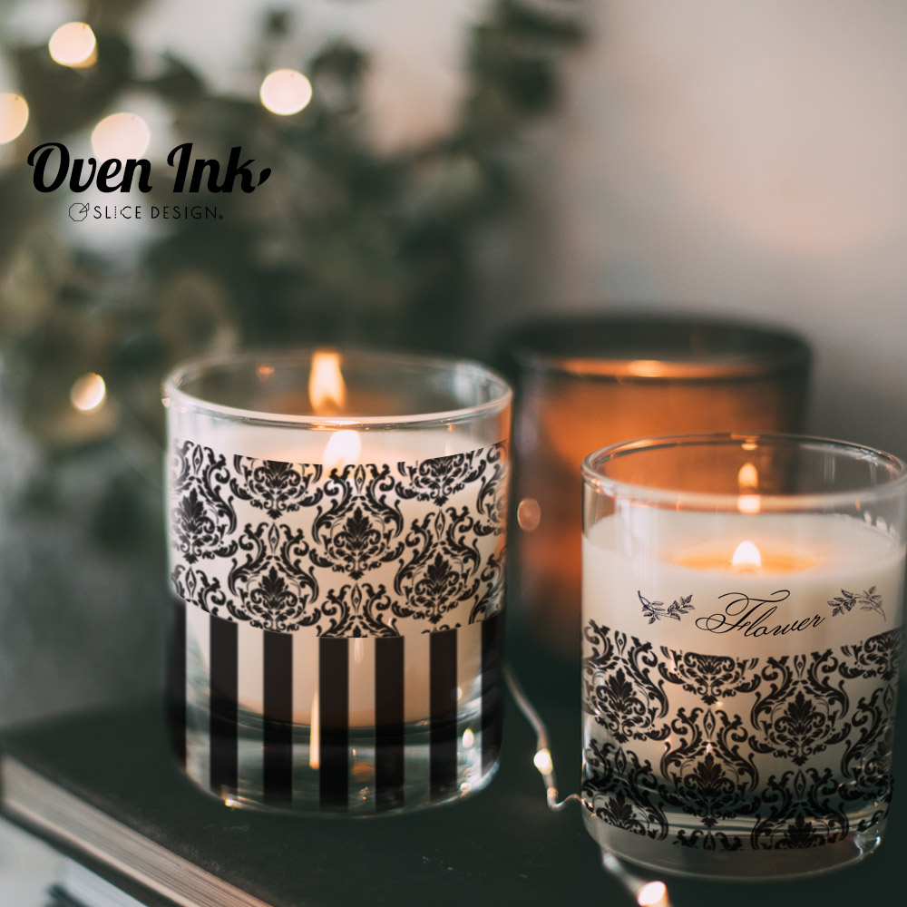 ダマスク(ブラック) A4