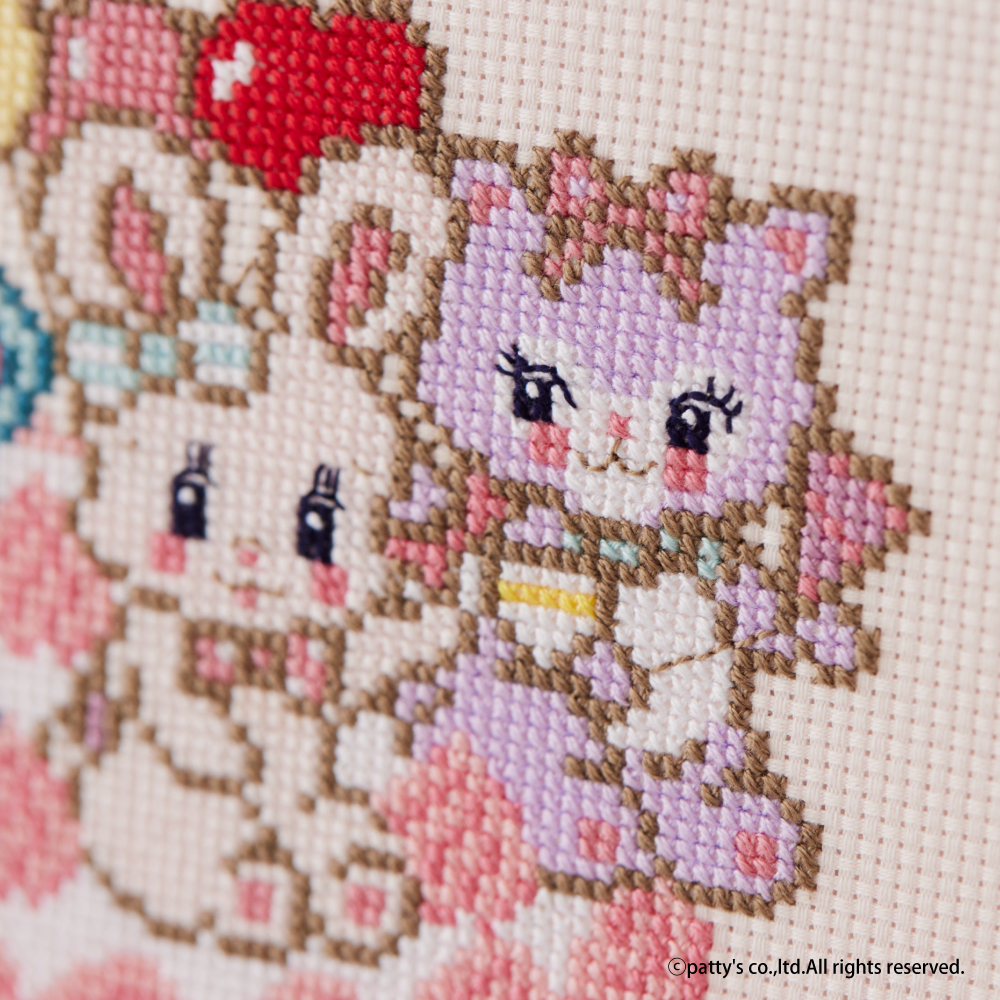SWIMMERクロスステッチキット sweet party