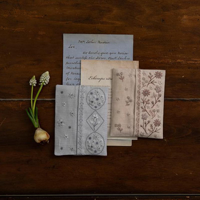 atelier de noraさんの植物をモチーフにしたボタニカル刺繍 おまとめセット