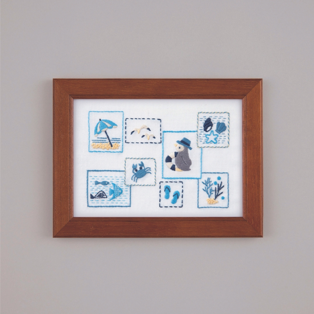 Monthly Embroidery Design「夏の思い出」FABBRICA