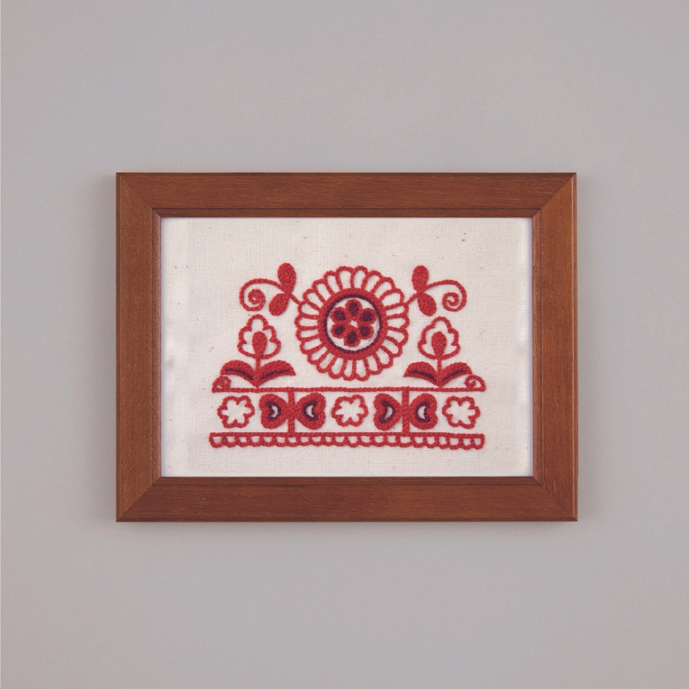 Monthly Embroidery Design「デトバのリズミカルモチーフ」井沢りみ