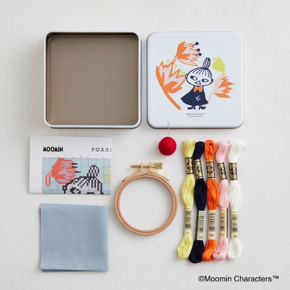 リトルミイ クロスステッチ缶