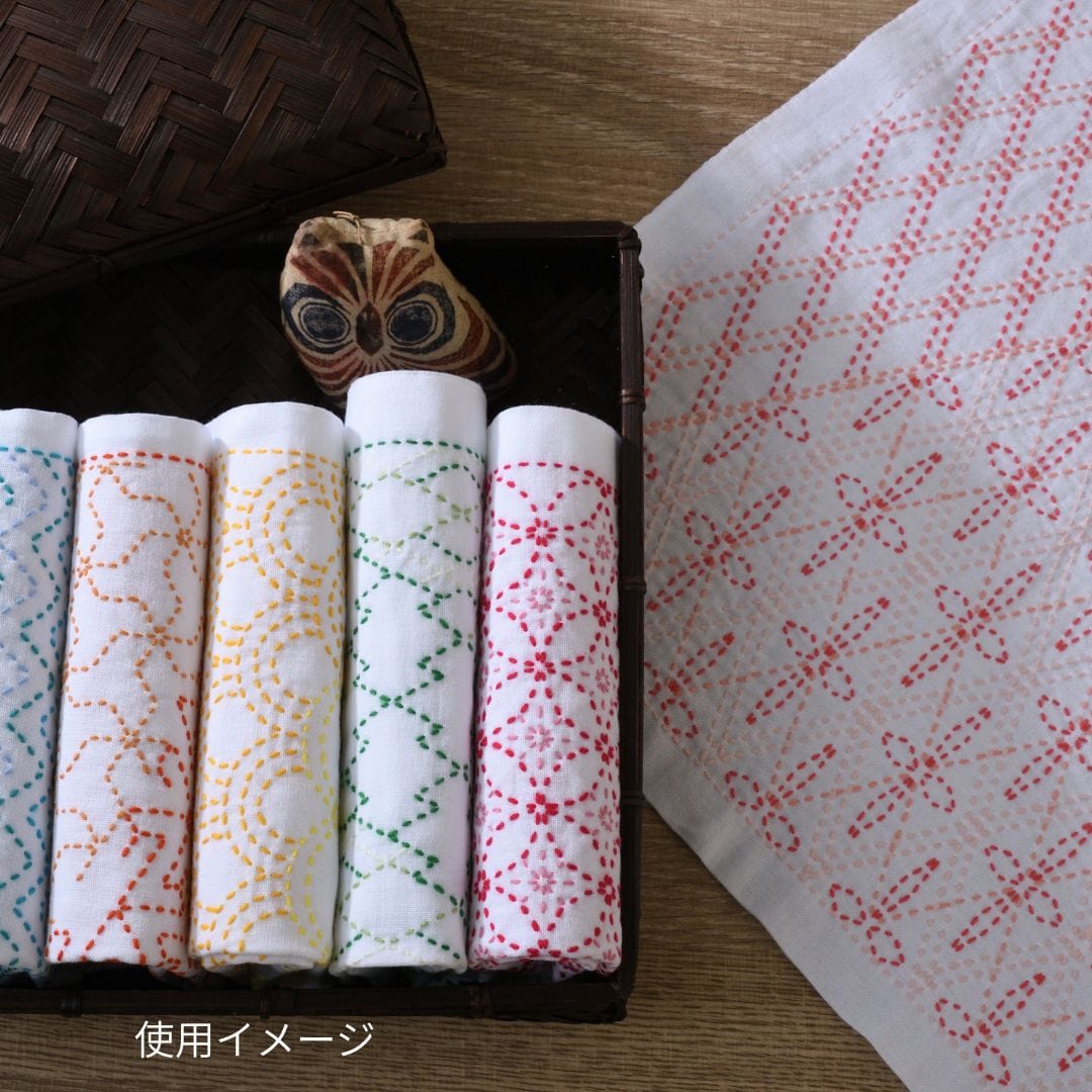 刺し子和(nagomi)七宝つなぎ(Shippoutsunagi)