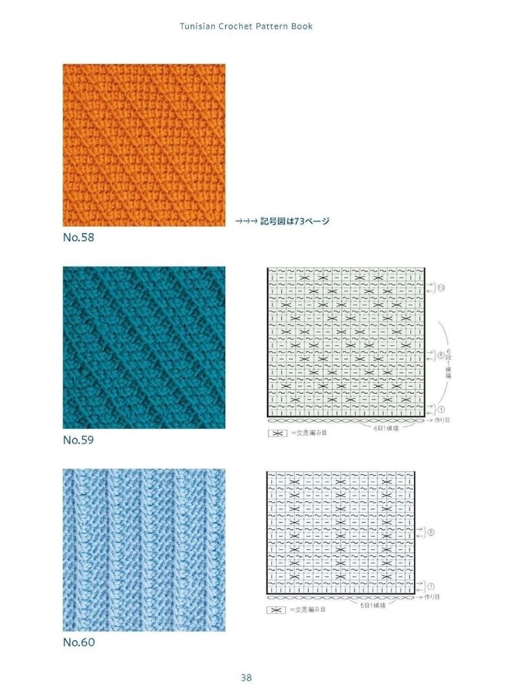 アフガン編みパターンブック