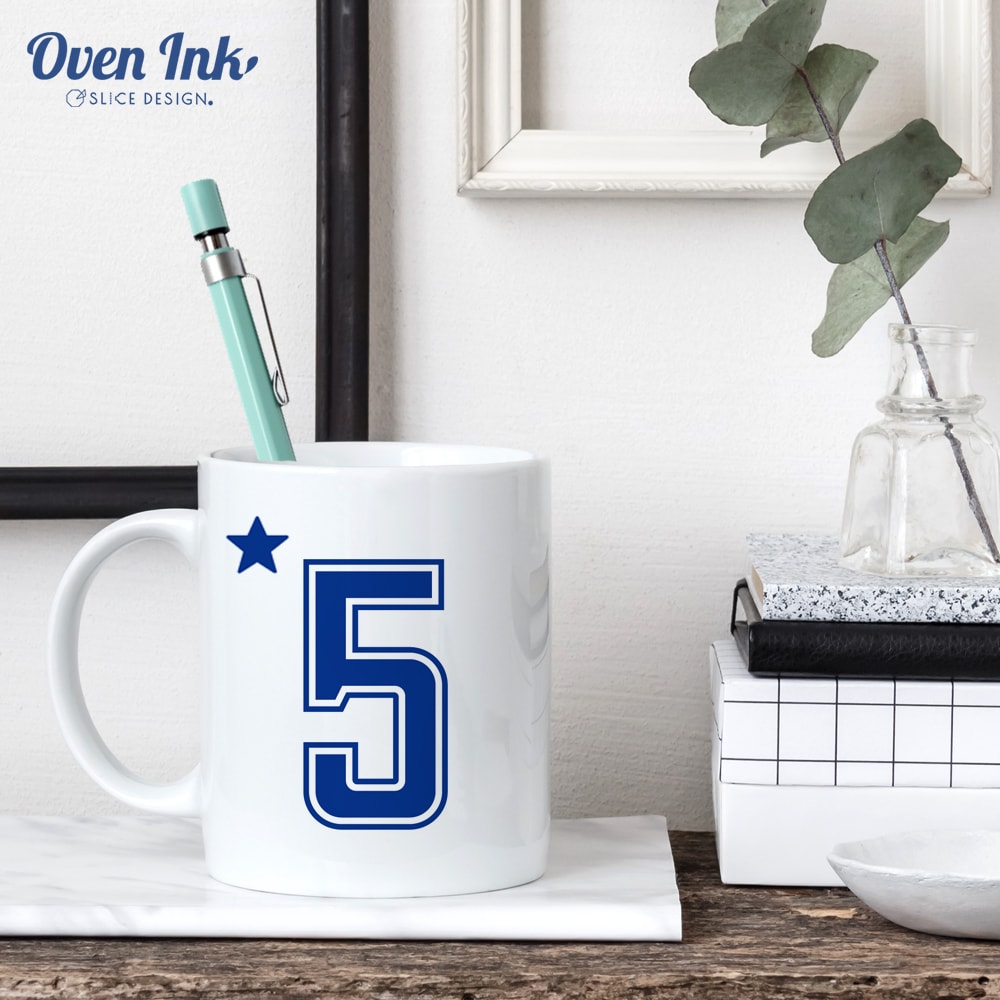 ナンバー スポーティ (ブルー) A4