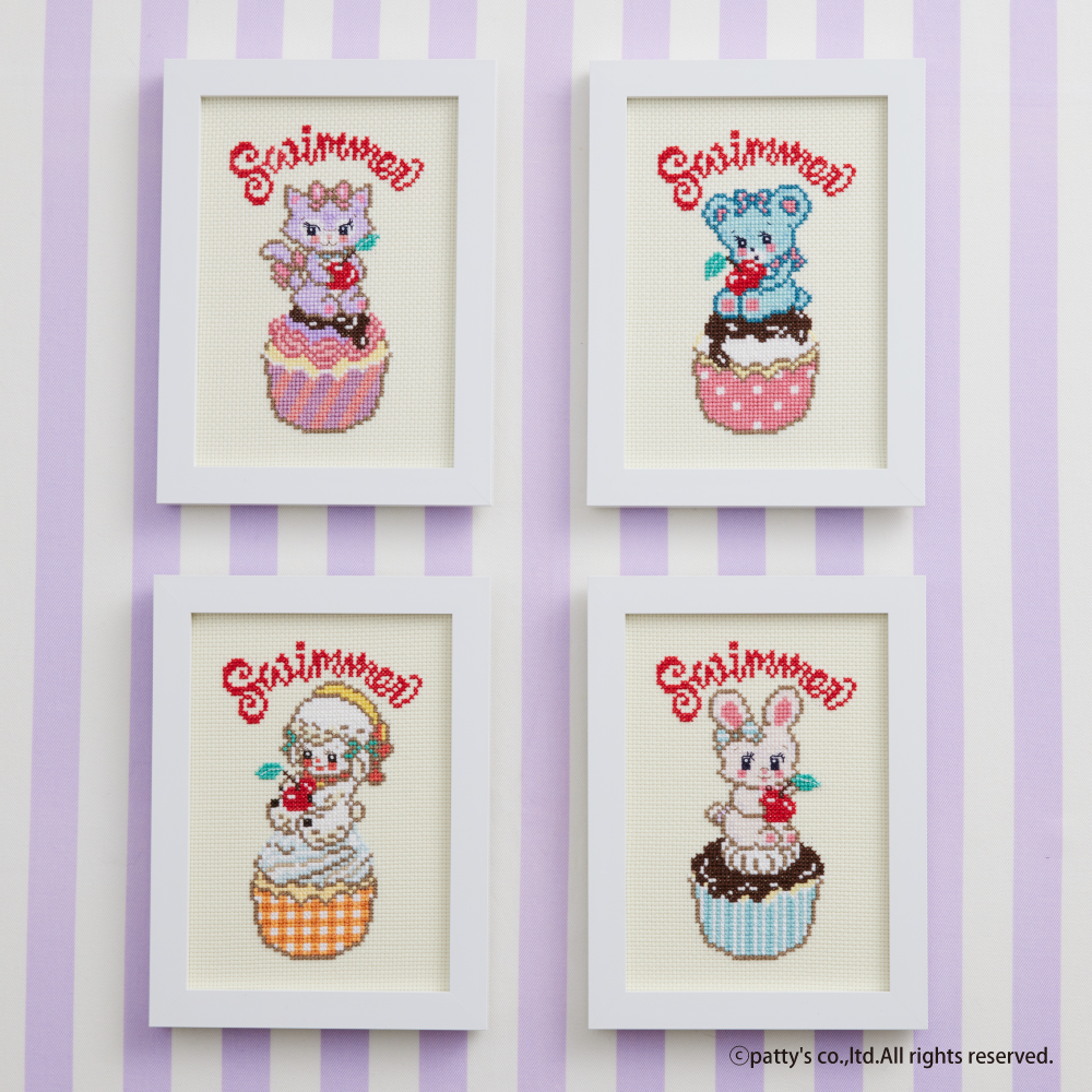 SWIMMERクロスステッチキット キャミー