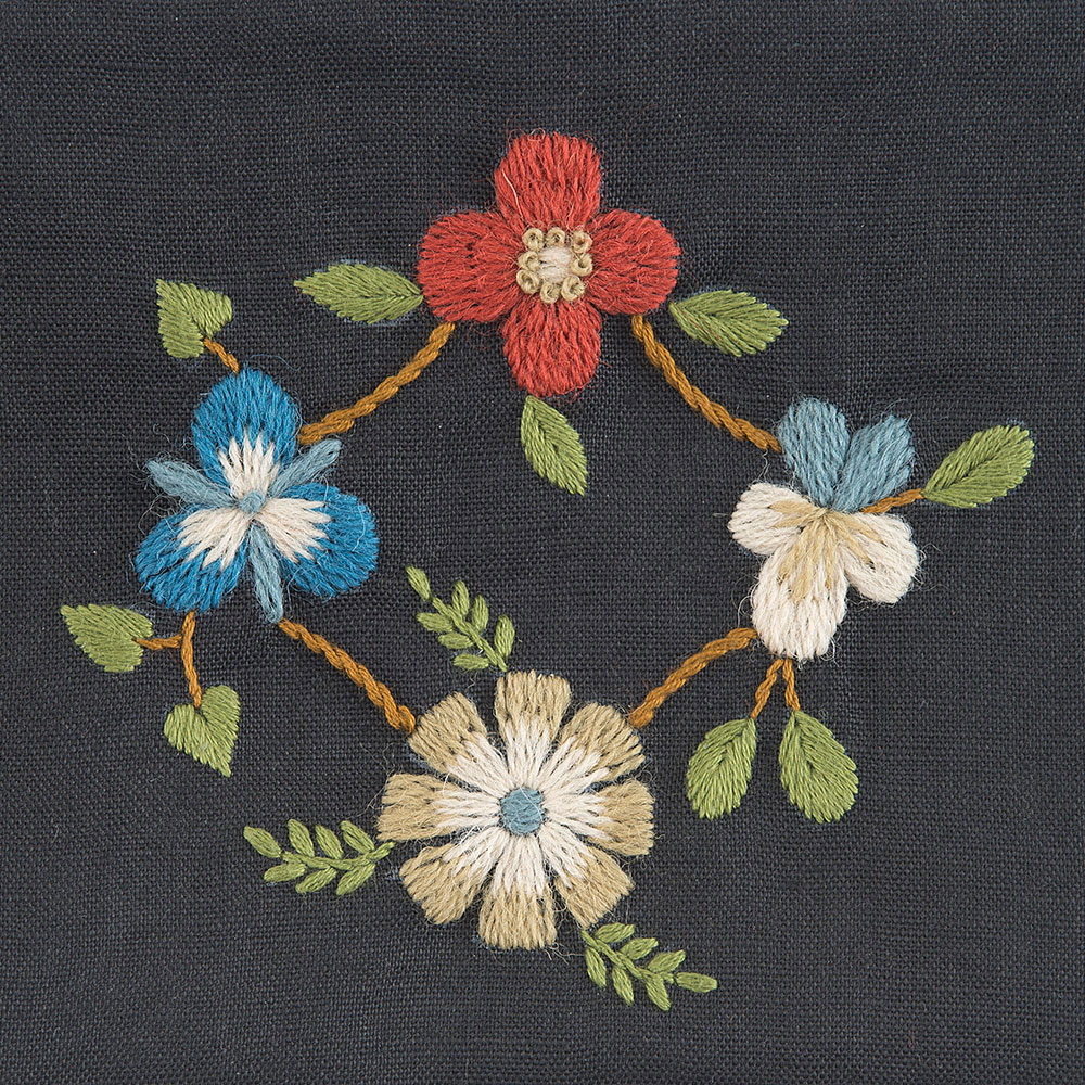 マカベアリスさんの摘んだ野の花のポーチ