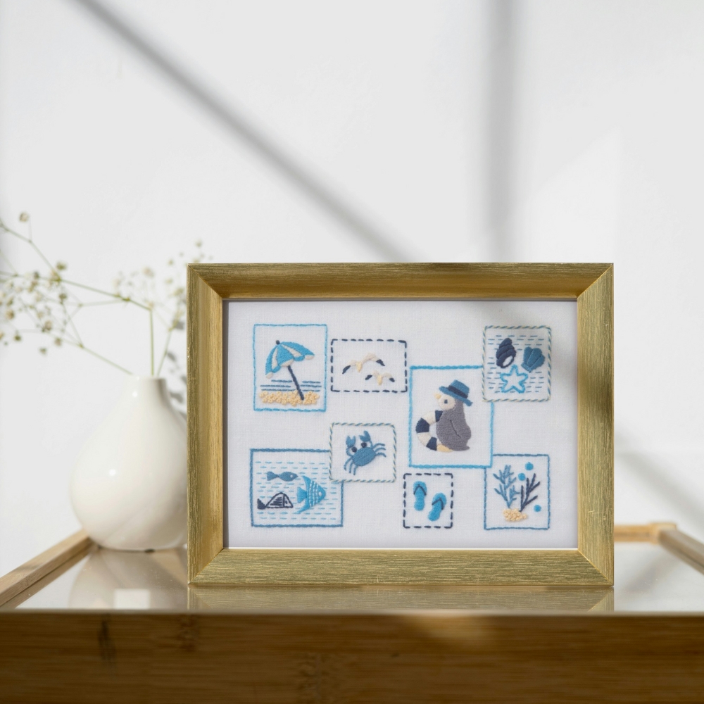 Monthly Embroidery Design「夏の思い出」FABBRICA