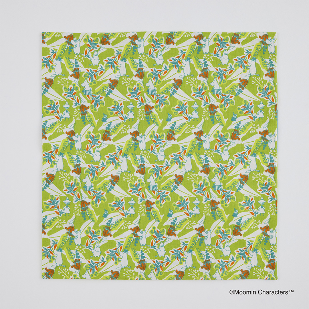 ムーミン 刺し子のマルチクロス〈スナフキン〉