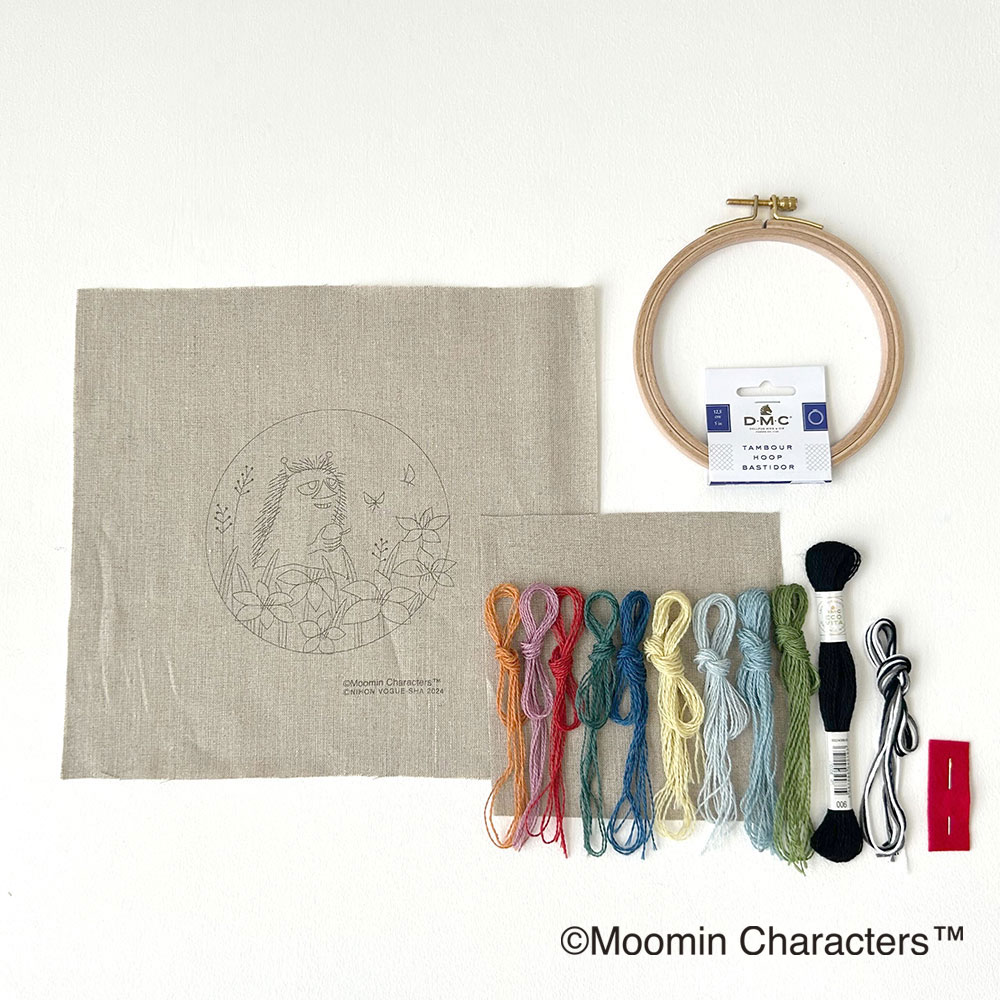 ムーミン ウール刺しゅうフレーム〈スティンキー〉