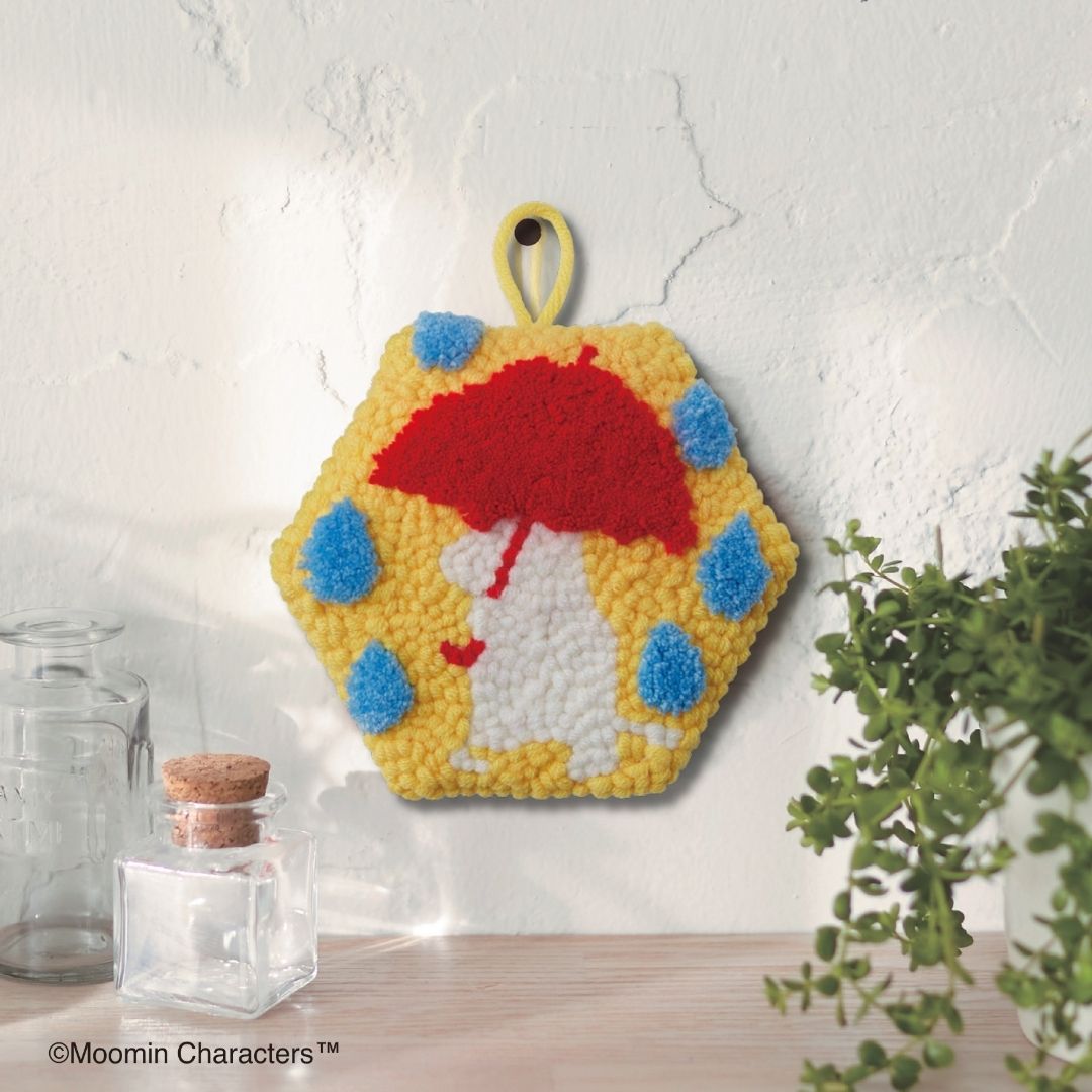 ムーミンで描くパンチニードル スノークのおじょうさん