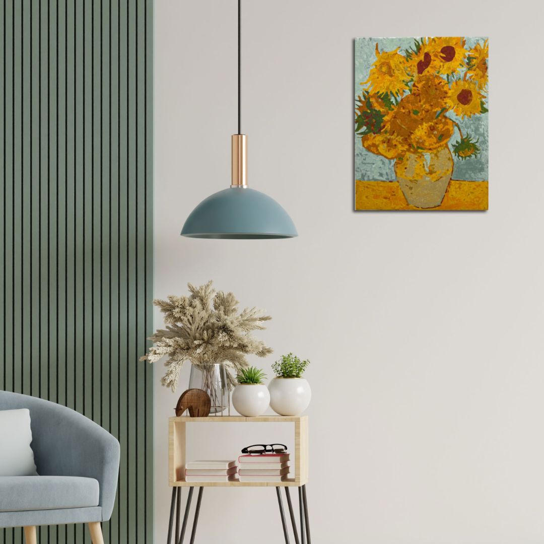 大人のぬりえキャンバス ゴッホ「自画像」