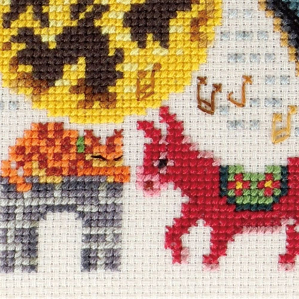 クロスステッチキット Nostalgic Story「ブレーメンの音楽隊」