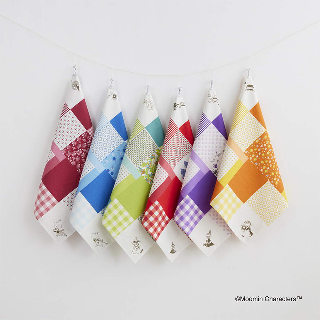 ムーミン 刺し子のマルチクロス〈ミムラねえさん〉