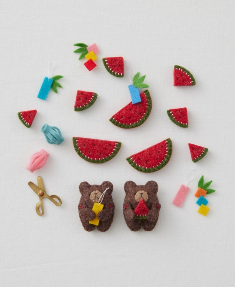 季節を楽しむ かわいいフェルトのマスコット