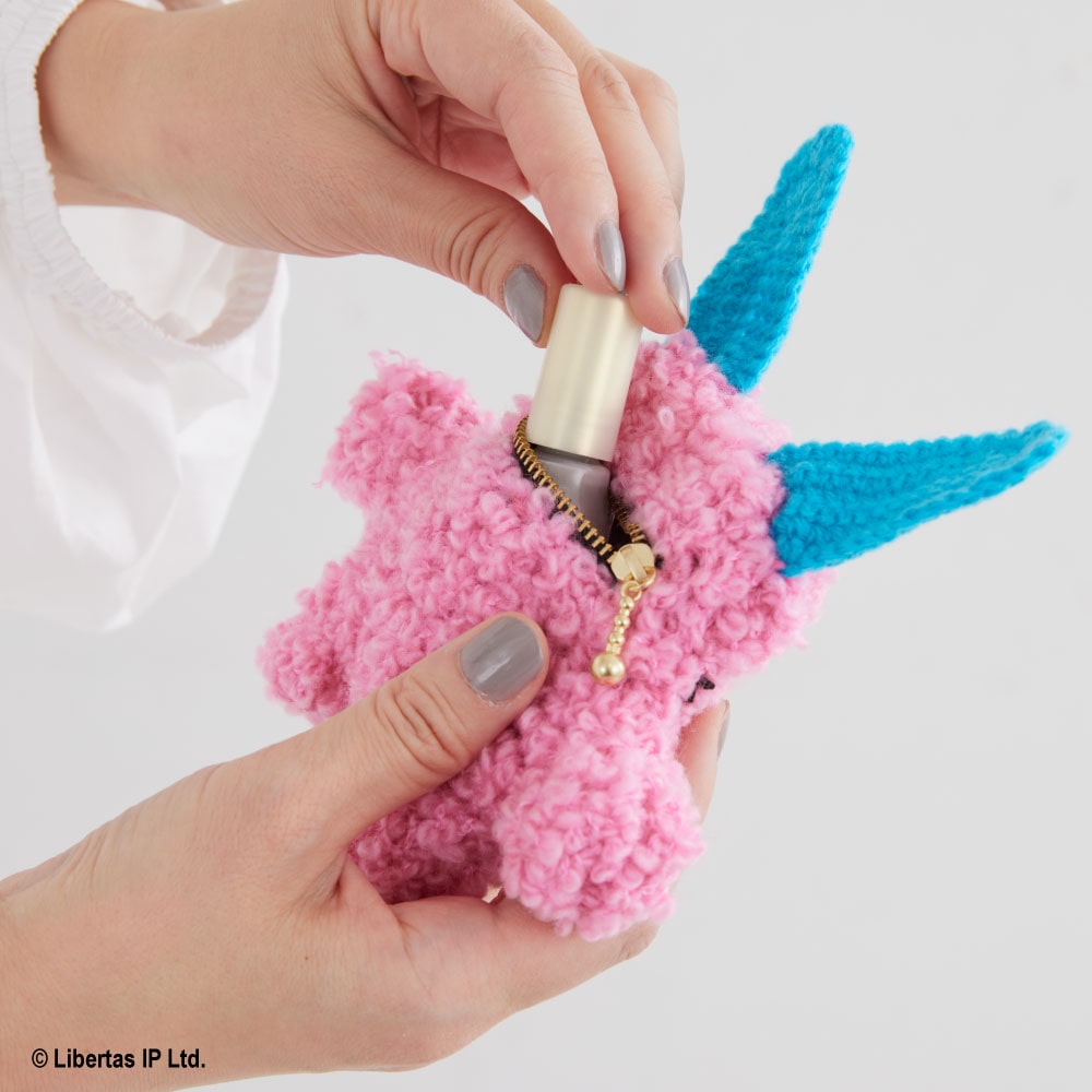 ファグラーかぎ針編みポーチキット ラビッドラビット 使用場面 