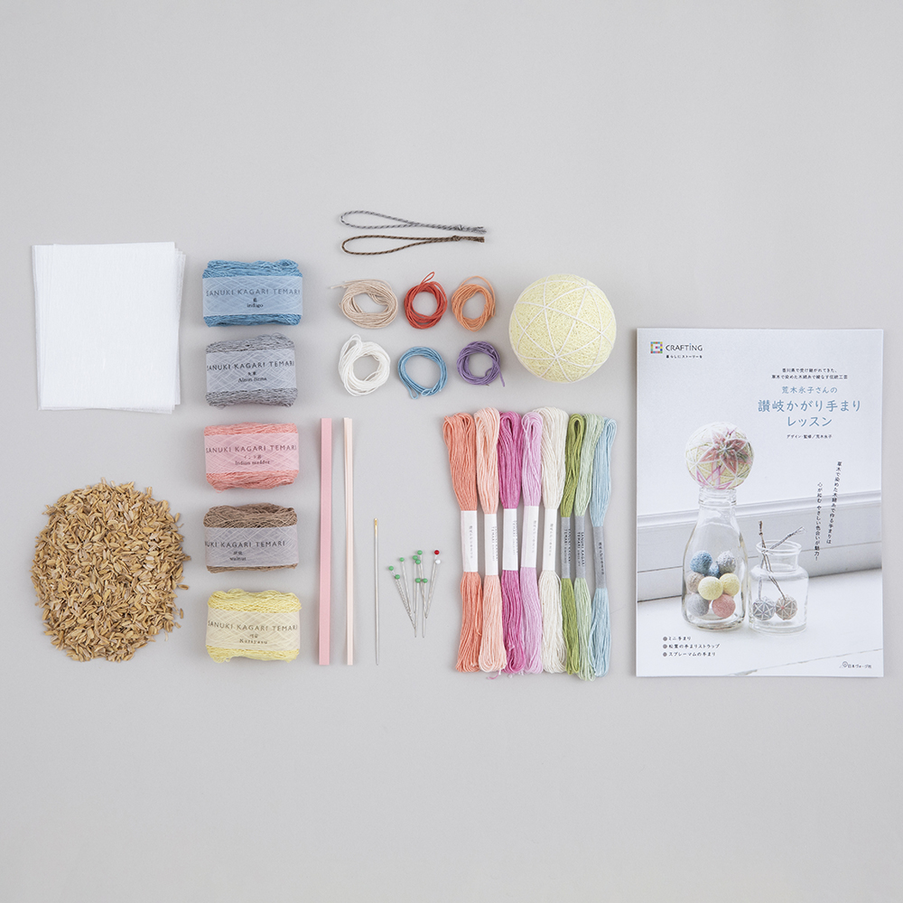 荒木永子さんの讃岐かがり手まり