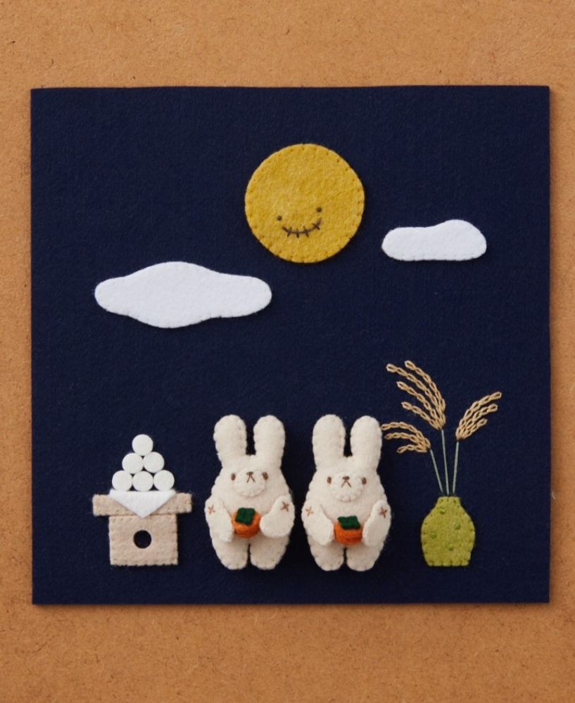 季節を楽しむ かわいいフェルトのマスコット