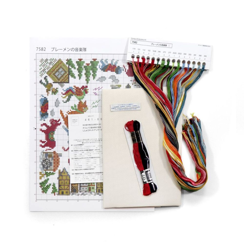 クロスステッチキット Nostalgic Story「ブレーメンの音楽隊」