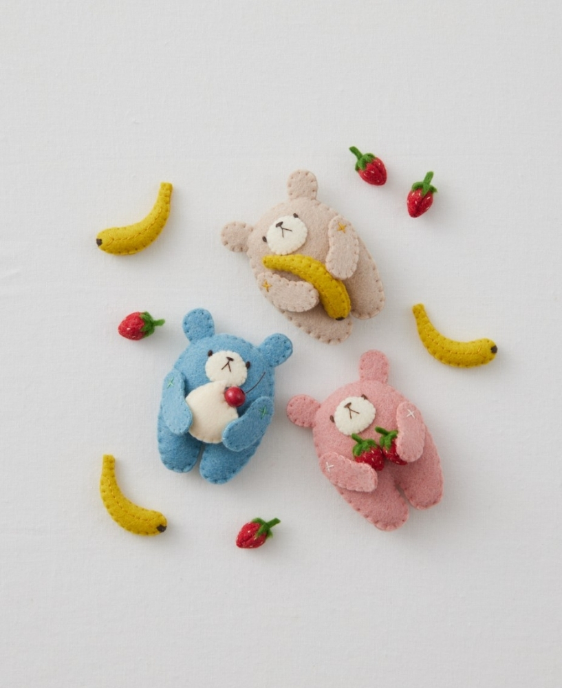 季節を楽しむ かわいいフェルトのマスコット