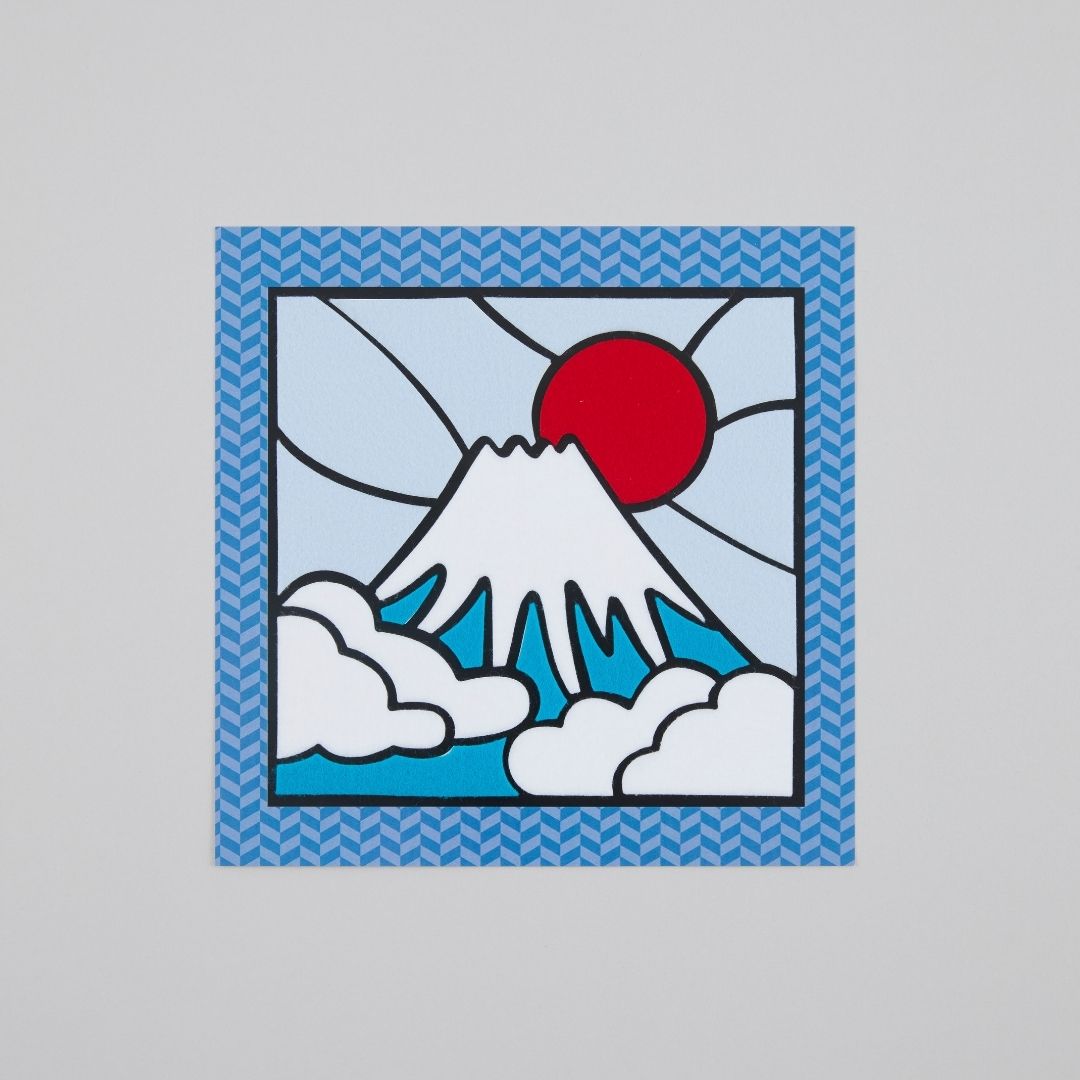 フェルトの貼り絵パズル ふじ