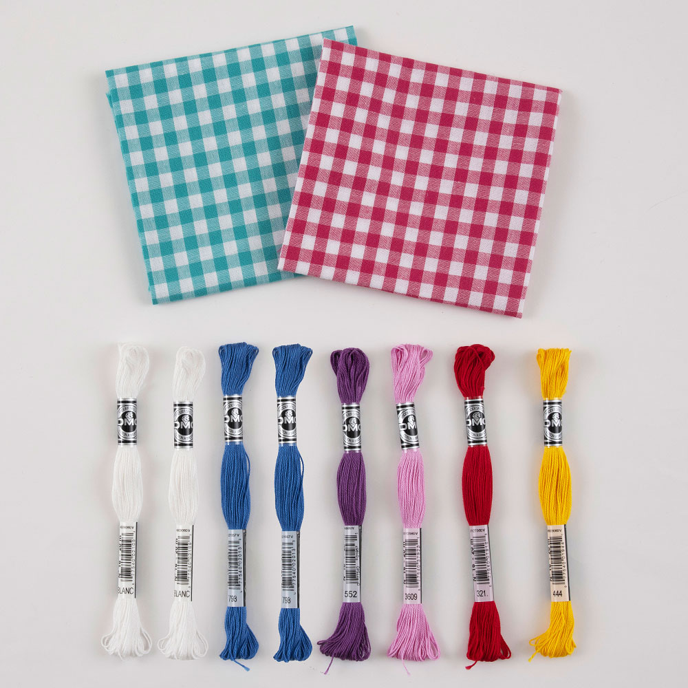 ギンガムステッチ材料セット: 材料・用具｜手づくりタウン by 日本