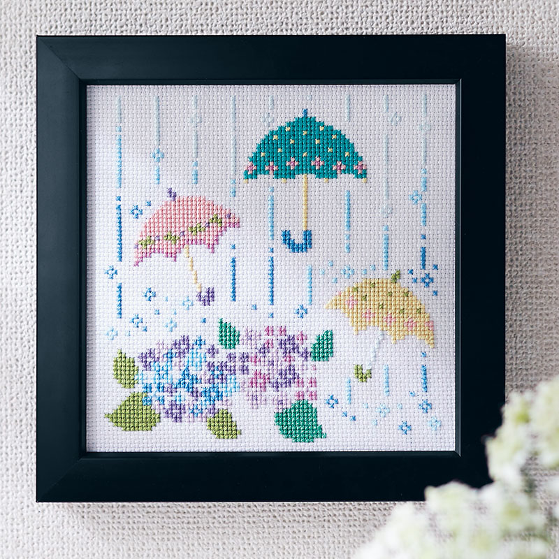 ［6月］紫陽花と雨傘