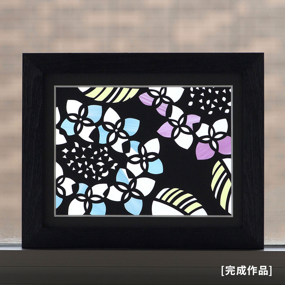 【シルエットアート】歳時記・あじさい キット