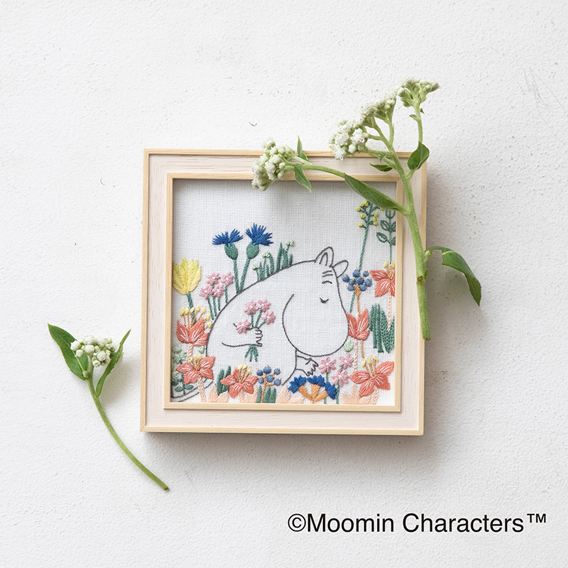 ムーミン 刺しゅうフレーム〈ムーミントロール〉