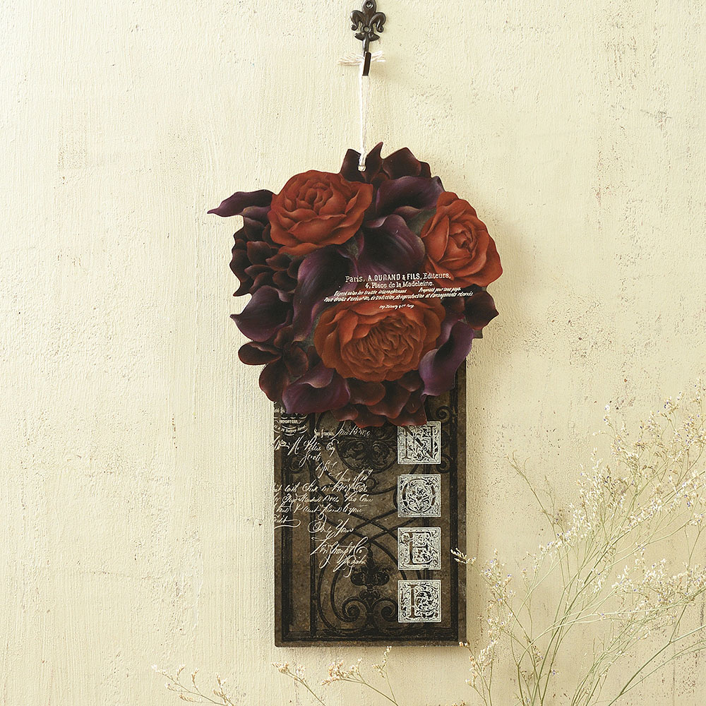 〈動画レッスン〉河崎 香の「ボルドーカラーのラウンドブーケ」を描く