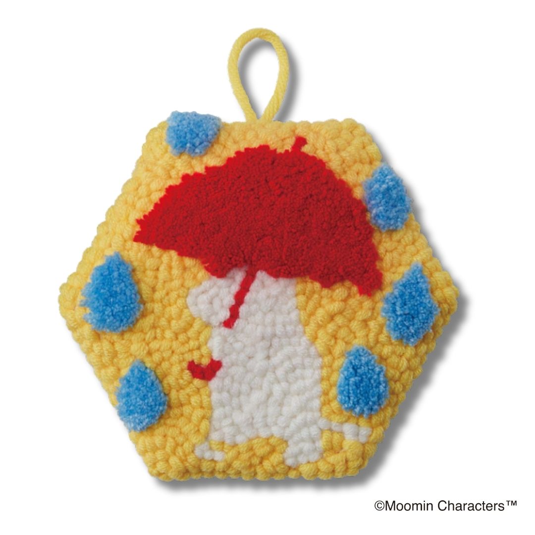 ムーミンで描くパンチニードル スノークのおじょうさん