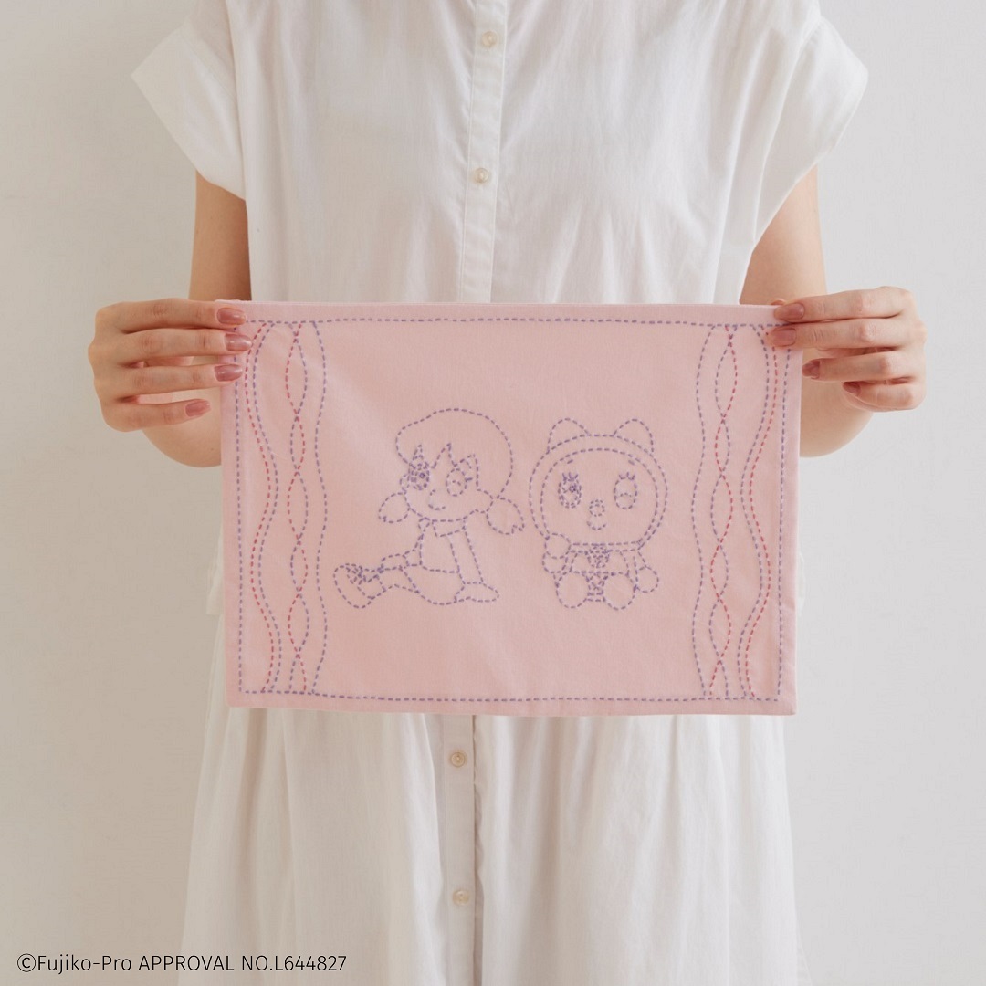 I’m Doraemon 和の伝統柄刺し子小もの 立涌(ランチョンマット)