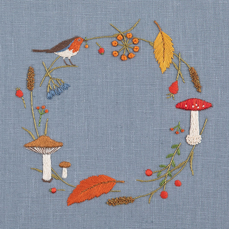 「青木和子のstitch calender 2022」キットシリーズ［9・10月］秋の恵み