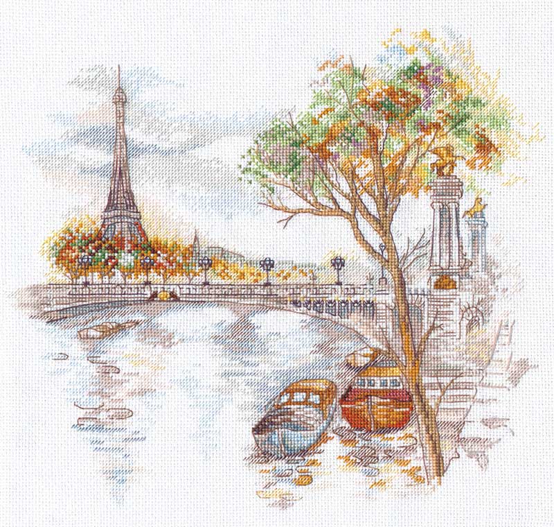 クロスステッチキット「オータムパリス」