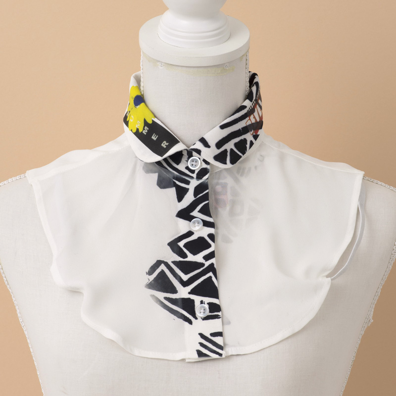 てのこと　ゼブラカラーの替え衿