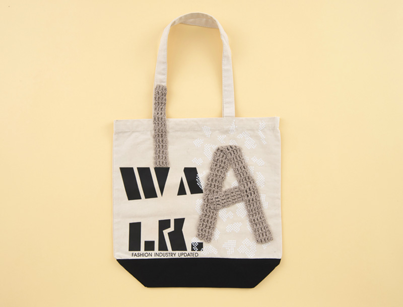 てのこと　かぎ針文字のトートバッグ＜ファッショナブル・キット＞