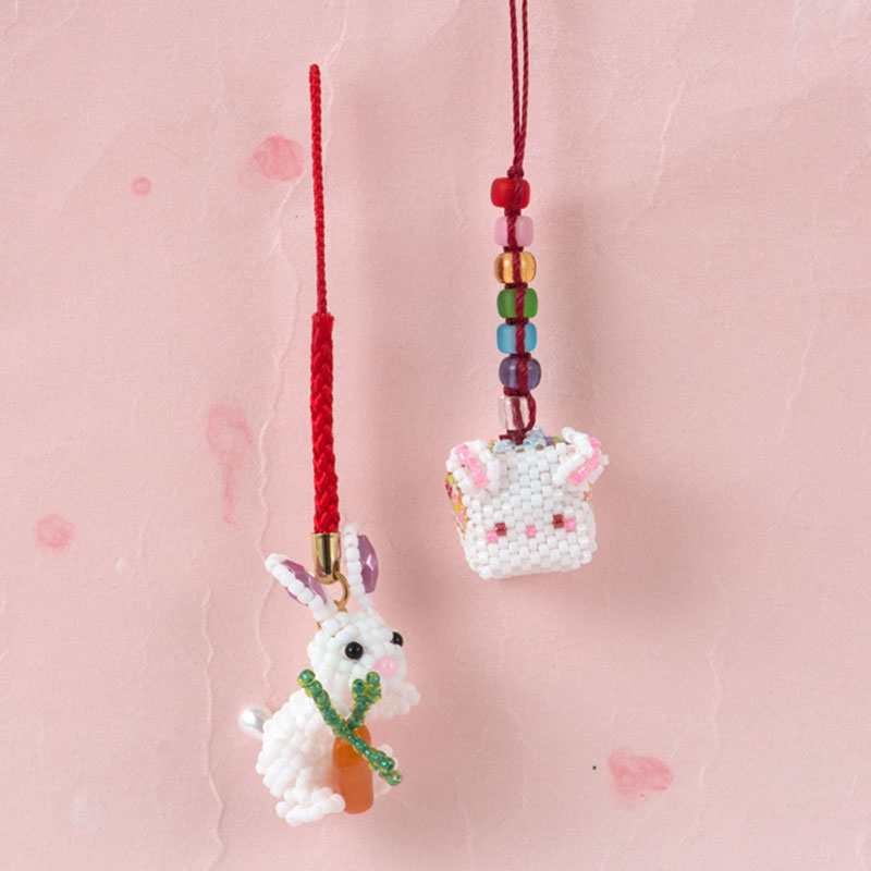 干支・卯の根付2種セット