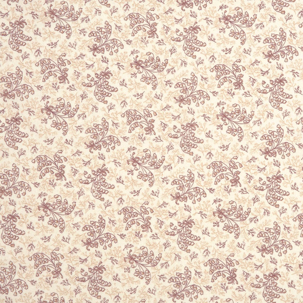 *5ｍカット裏布用クロス[すずらん・ピンクベージュ]