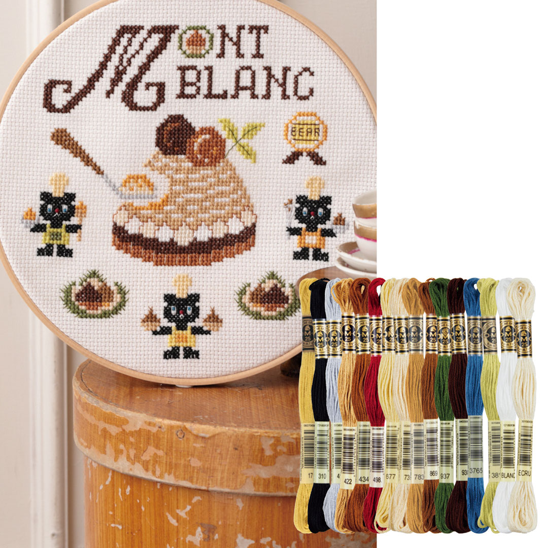 「クマのモンブランケーキ」糸セット