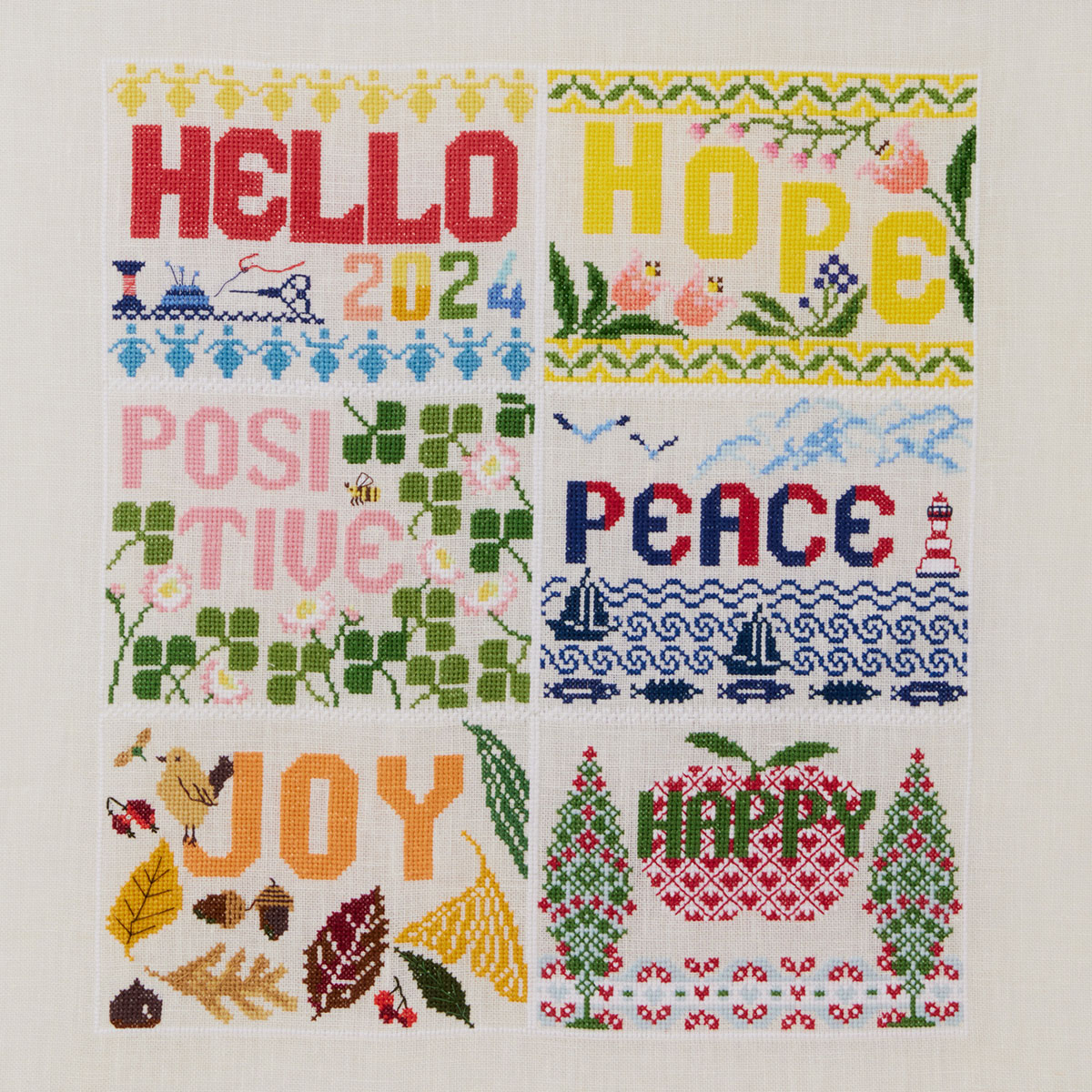 「Atsuko Nakamura STITCH CALENDAR 2024」材料セット